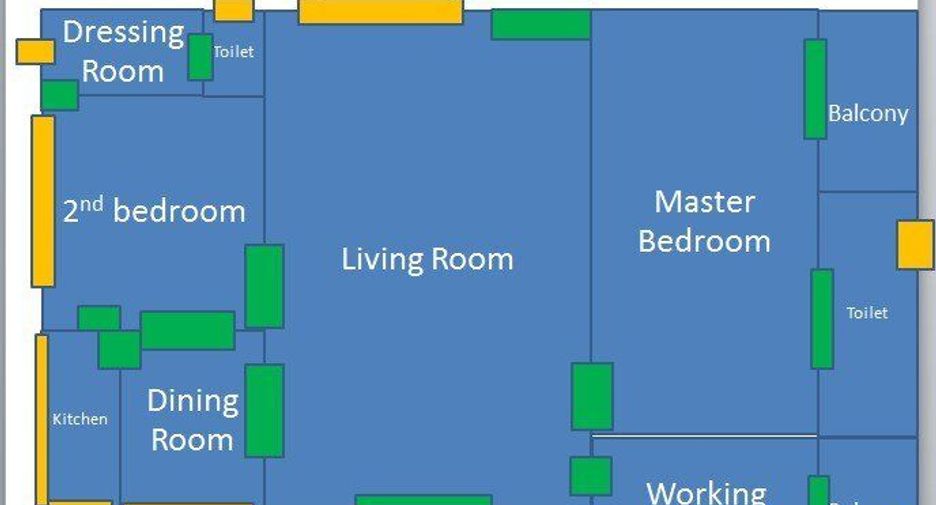 Wohnung zur Miete mit 2 Zimmer in Watthana, Bangkok
