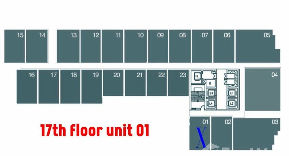 For rent 1 bed condo in Watthana, Bangkok