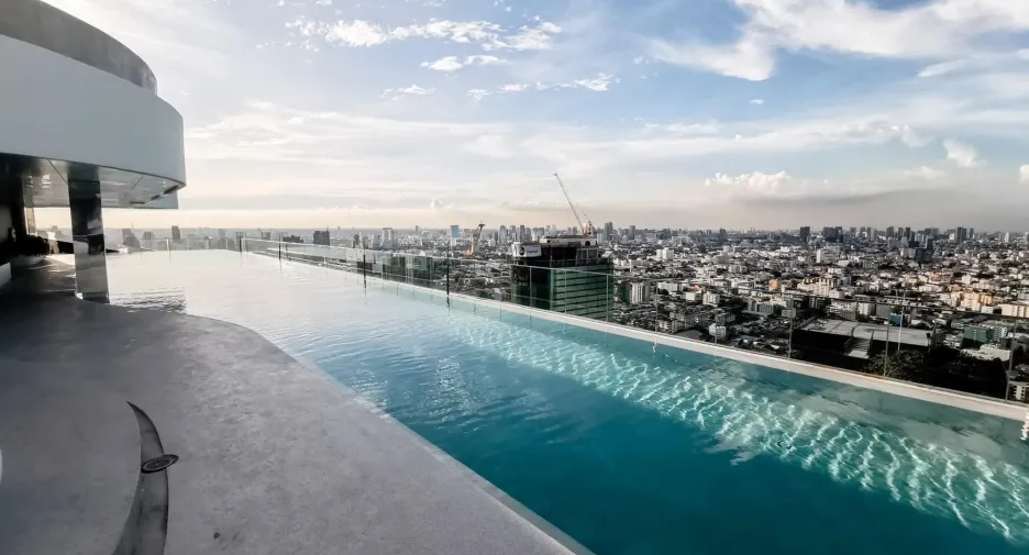 For rent 1 bed condo in Huai Khwang, Bangkok