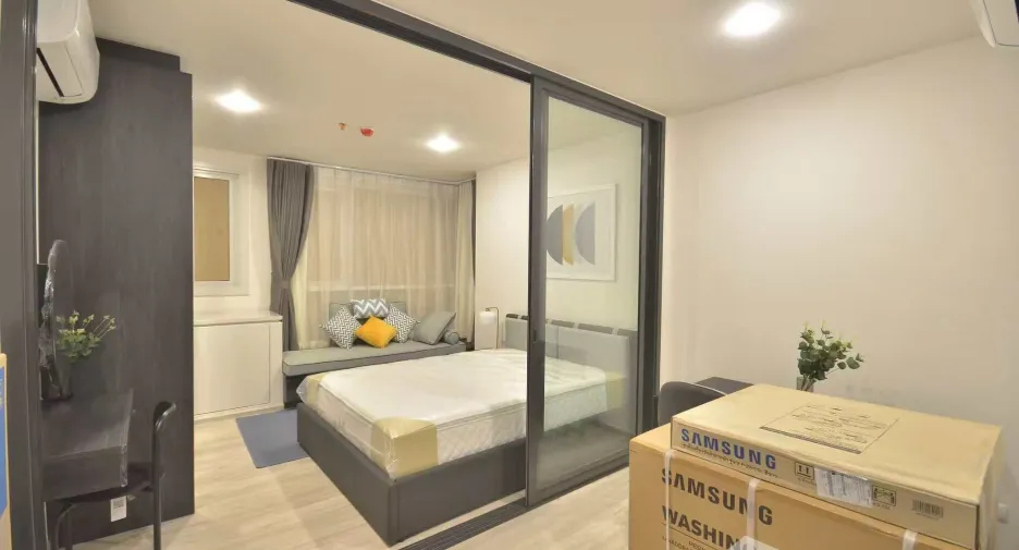 For rent 1 bed condo in Huai Khwang, Bangkok