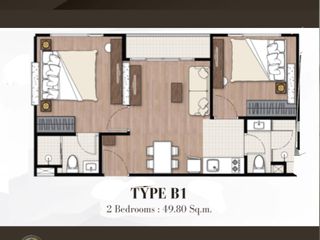 For rent 2 bedrooms condo in Bangkok Noi, Bangkok