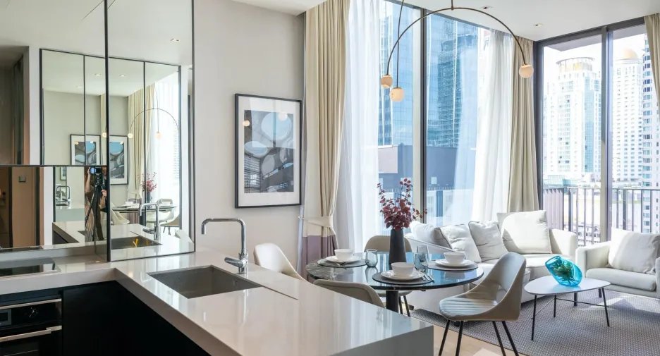 For rent 2 bedrooms condo in Pathum Wan, Bangkok