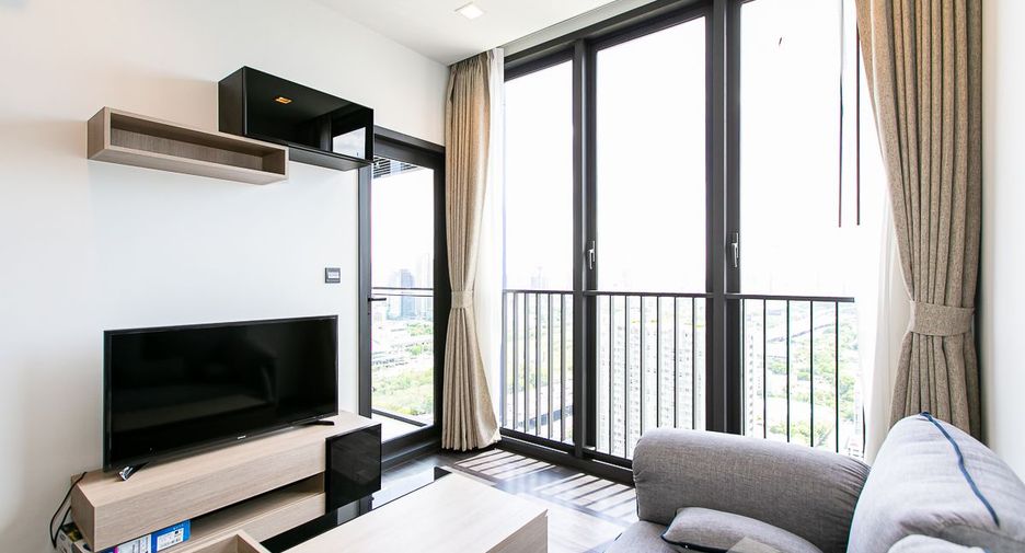 Wohnung zur Miete mit 1 Zimmer in Huai Khwang, Bangkok