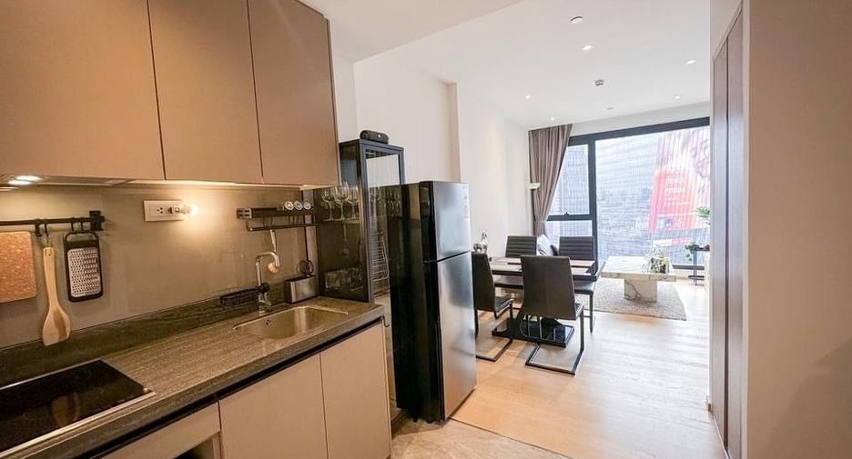 For rent 1 bed condo in Huai Khwang, Bangkok