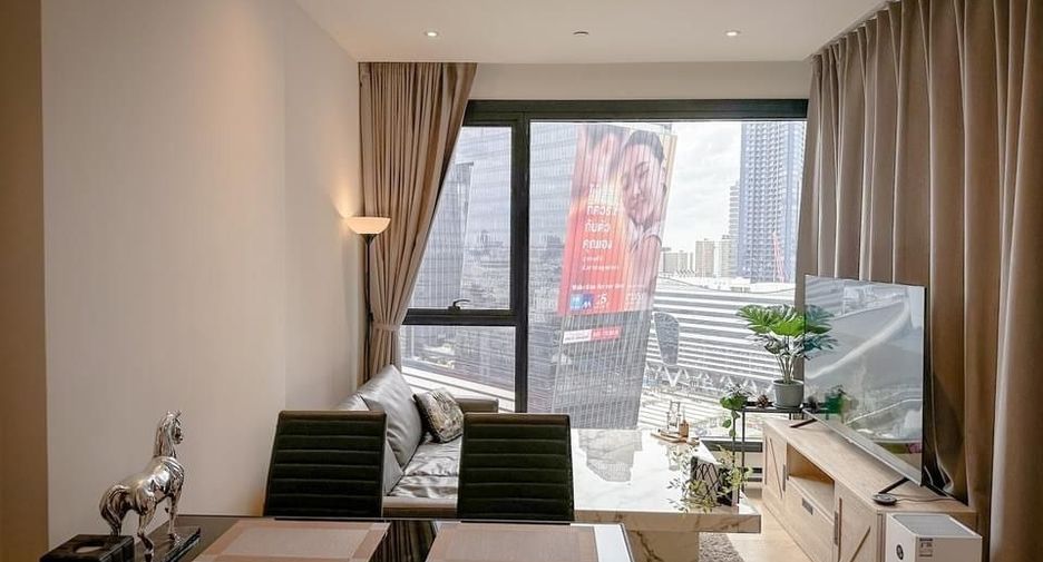 For rent 1 bed condo in Huai Khwang, Bangkok