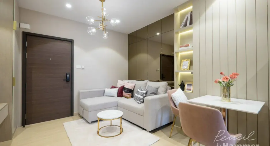 For rent 1 bed condo in Huai Khwang, Bangkok