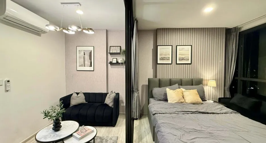 For rent 1 bed condo in Huai Khwang, Bangkok