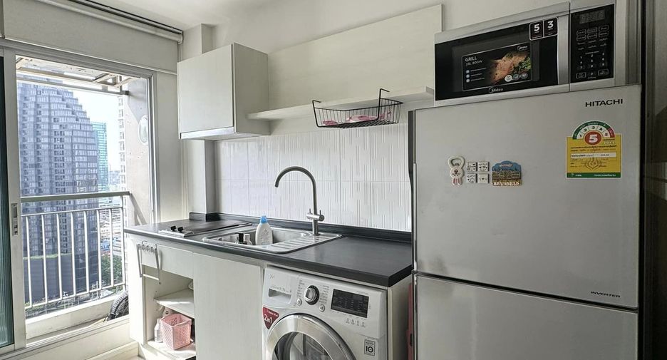 For rent 1 bed condo in Huai Khwang, Bangkok