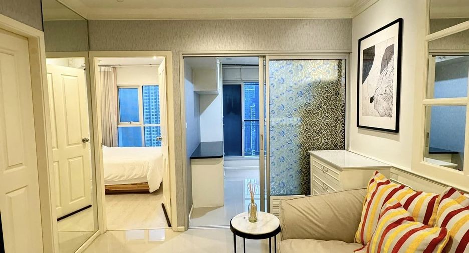 For rent 1 bed condo in Huai Khwang, Bangkok