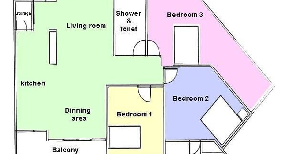 Condo en alquiler de 3 habitaciones en Watthana, Bangkok