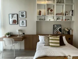 Wohnung zur Miete mit 1 Zimmer in Pathum Wan, Bangkok
