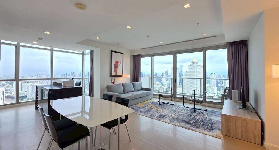 For rent 2 bedrooms condo in Sathon, Bangkok