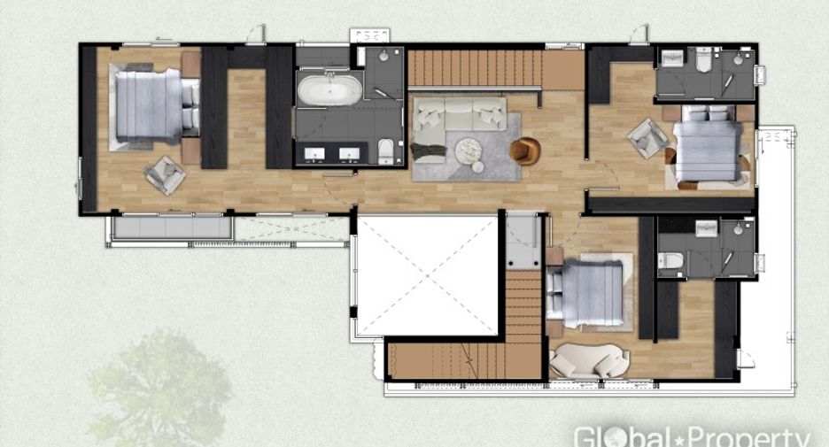 For sale 4 ベッドルーム house in Bang Lamung, Chonburi