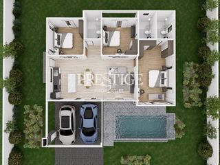 Casa en venta de 3 habitaciones en Bang Lamung, Chonburi