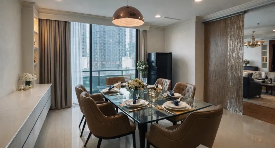 For rent 3 bedrooms condo in Sathon, Bangkok