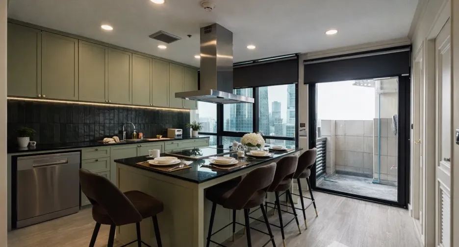For rent 3 bedrooms condo in Sathon, Bangkok