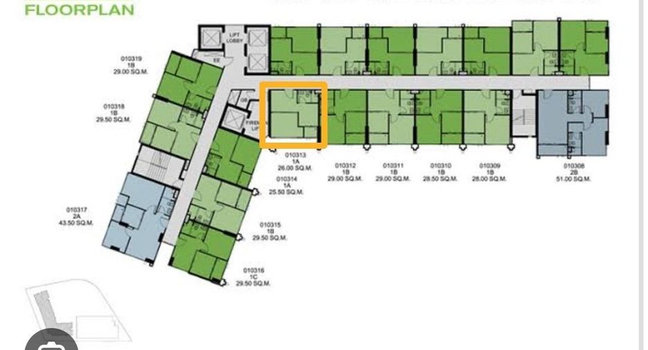 For sale studio condo in Watthana, Bangkok