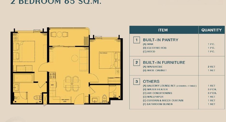 For sale 2 bedrooms condo in Thalang, Phuket