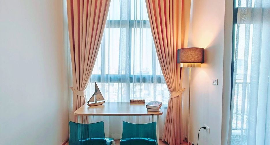 For rent studio condo in Huai Khwang, Bangkok