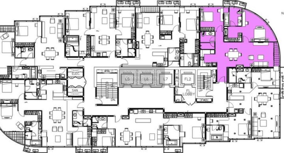 For sale 2 bedrooms condo in Watthana, Bangkok