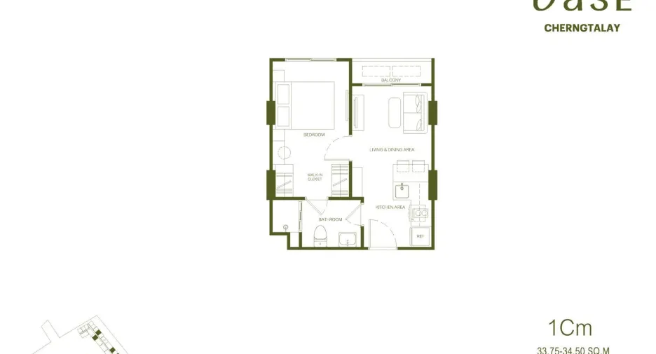 For sale 1 bed condo in Thalang, Phuket