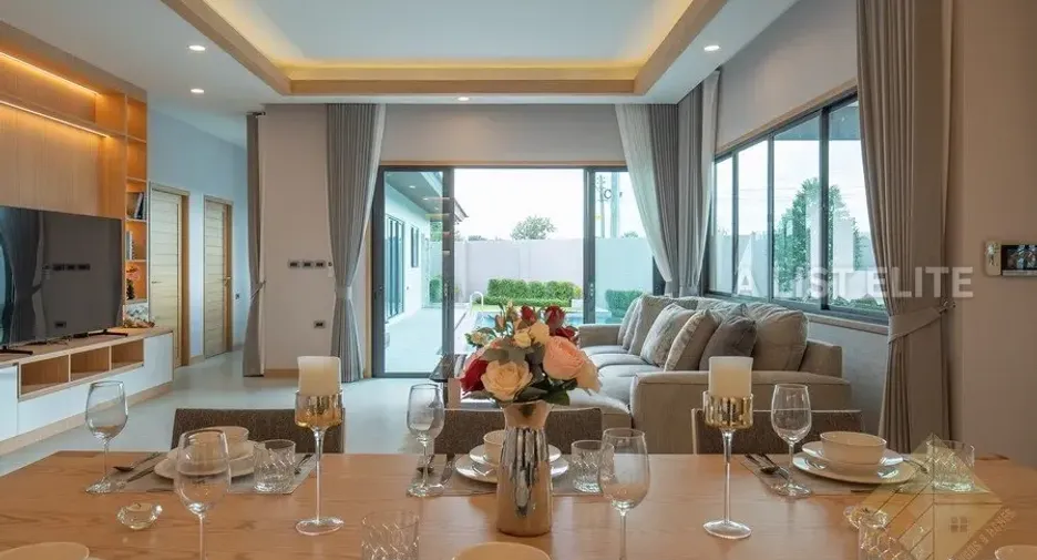For rent 4 bedrooms house in Bang Lamung, Chonburi