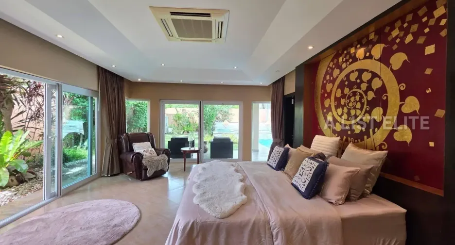 For rent 4 bedrooms house in Bang Lamung, Chonburi