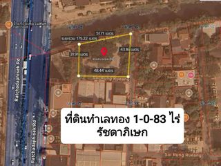 For sale land in Huai Khwang, Bangkok