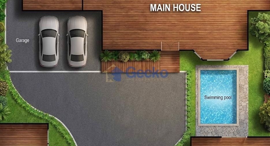 À vendre 5 chambres maison à Bang Lamung, Chonburi