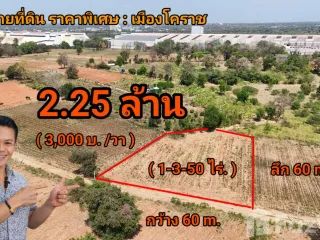 For sale land in Mueang Nakhon Ratchasima, Nakhon Ratchasima