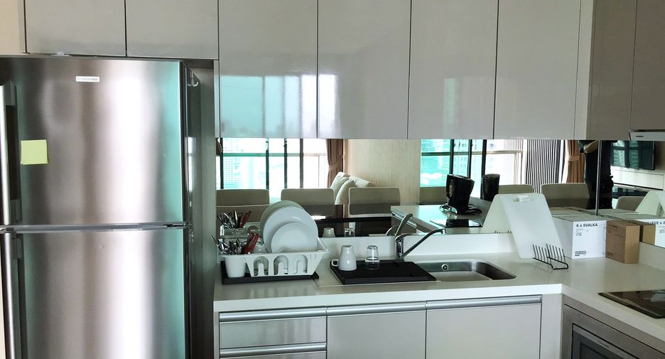 For rent 2 bedrooms condo in Sathon, Bangkok