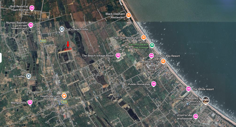 Grundstück zum Kauf in Sam Roi Yot, Prachuap Khiri Khan