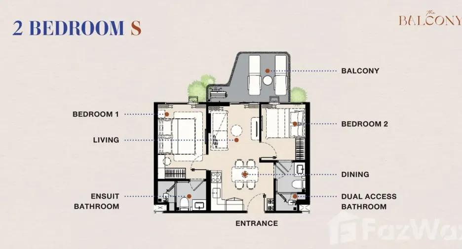 For sale 2 bedrooms condo 