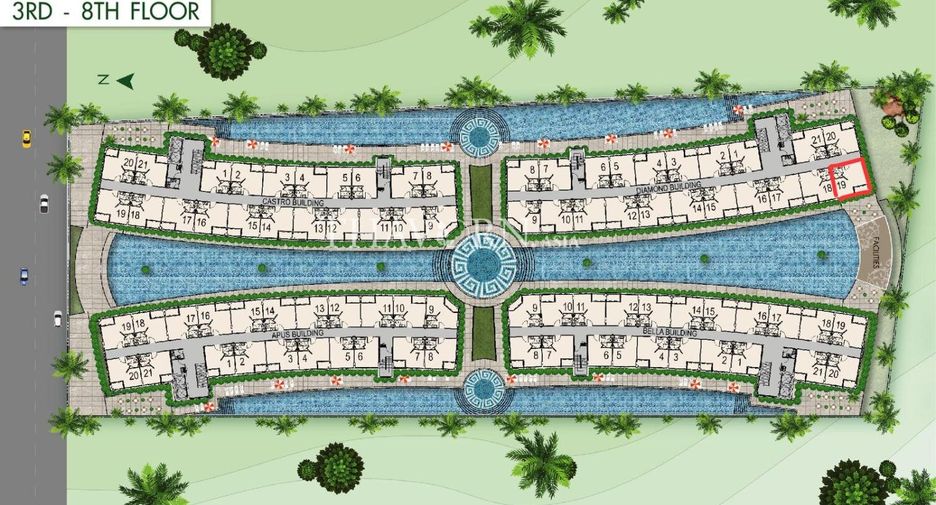 For sale 1 bed condo in Bang Lamung, Chonburi