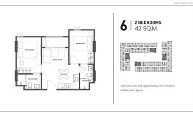 For sale 2 bedrooms condo in Huai Khwang, Bangkok
