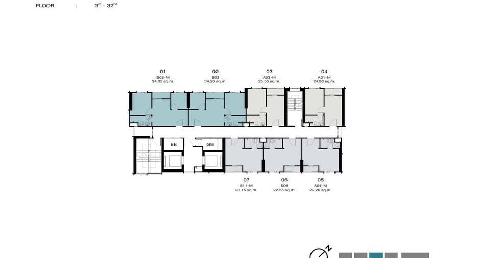 À vendre 1 chambre condo à Rat Burana, Bangkok