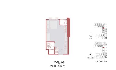 Wohnung zum Kauf mit 1 Zimmer in Khlong Toei, Bangkok