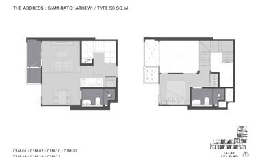 À vendre 1 chambre condo à Ratchathewi, Bangkok