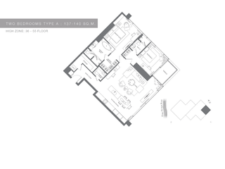 Condo en venta de 2 habitaciones en Bang Kho Laem, Bangkok