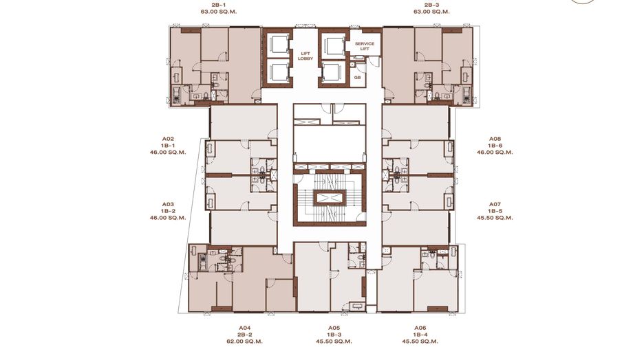 Wohnung zum Kauf mit 1 Zimmer in Sathon, Bangkok