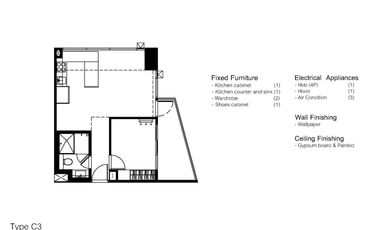 For sale 2 bedrooms condo in Huai Khwang, Bangkok