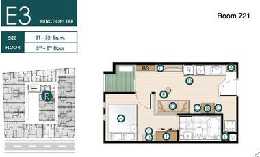 Condo en venta de 1 habitaciones en Watthana, Bangkok