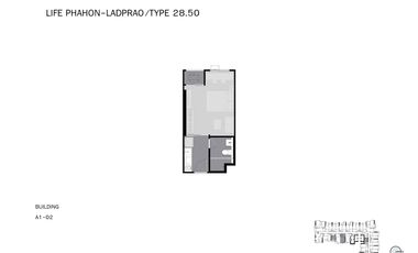 Condo en venta de 1 habitaciones en Chatuchak, Bangkok