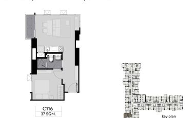 Condo en venta de 1 habitaciones en Chatuchak, Bangkok