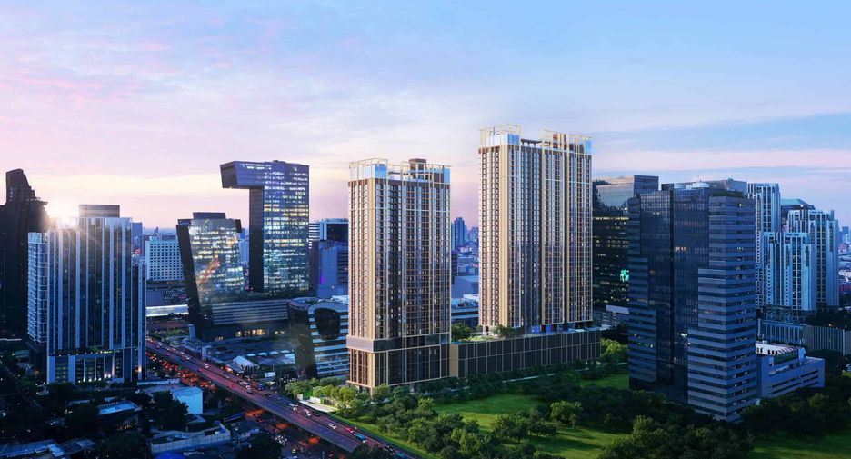 Condo en venta de 2 habitaciones en Huai Khwang, Bangkok