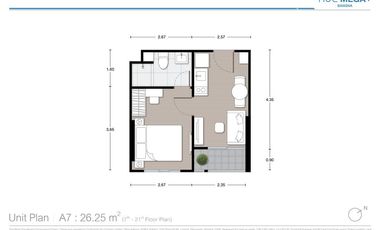 À vendre 1 chambre condo à Bang Phli, Samut Prakan
