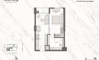 For sale 1 bed condo in Khlong Toei, Bangkok