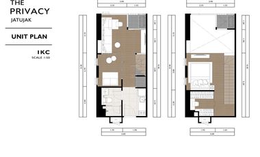Condo en venta de 1 habitaciones en Chatuchak, Bangkok