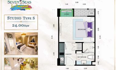 Condo en venta de 1 habitaciones en Jomtien, Pattaya