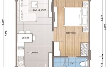 For sale 1 bed condo in Sattahip, Chonburi